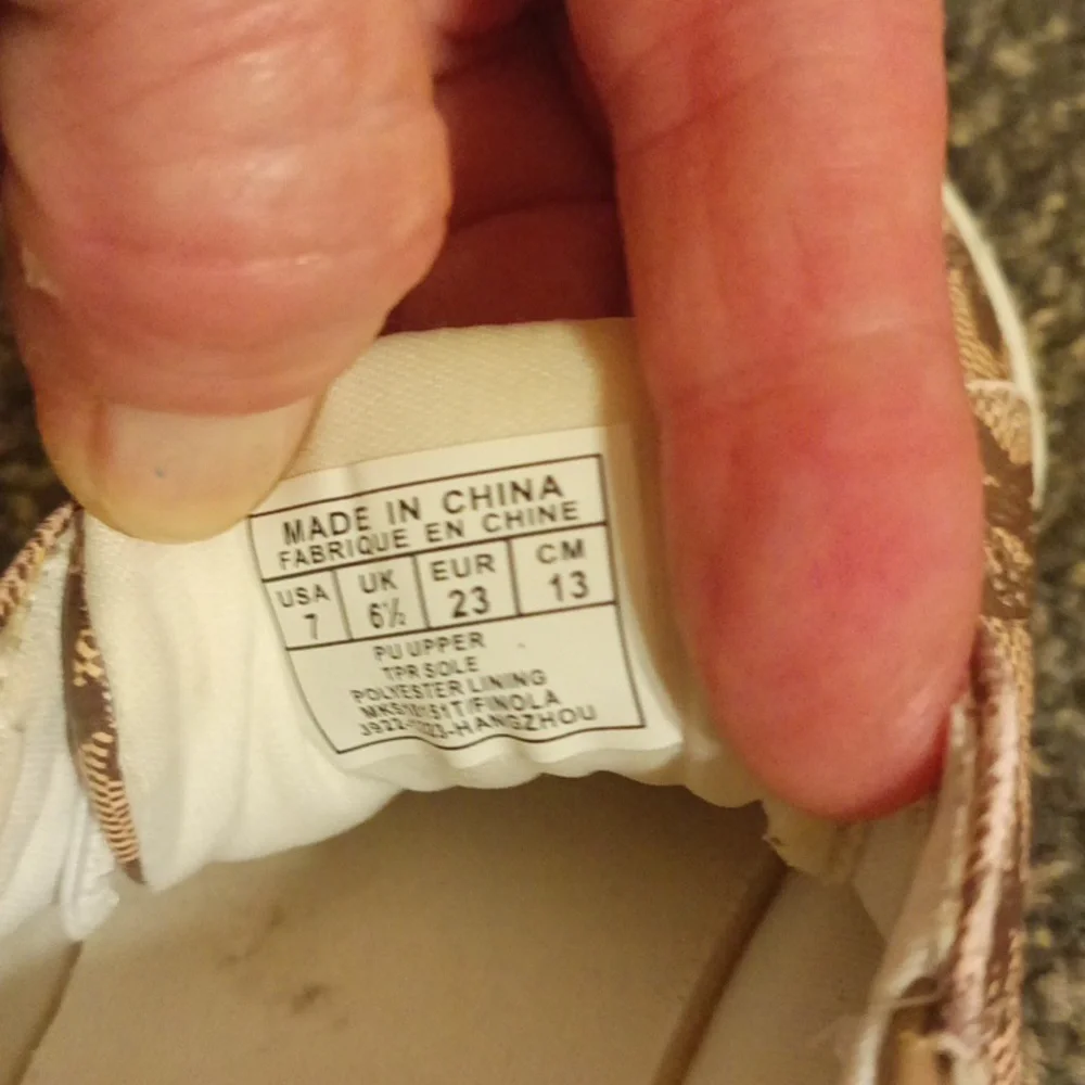Michael Kors Kids' Brown and Tan Sneakers
